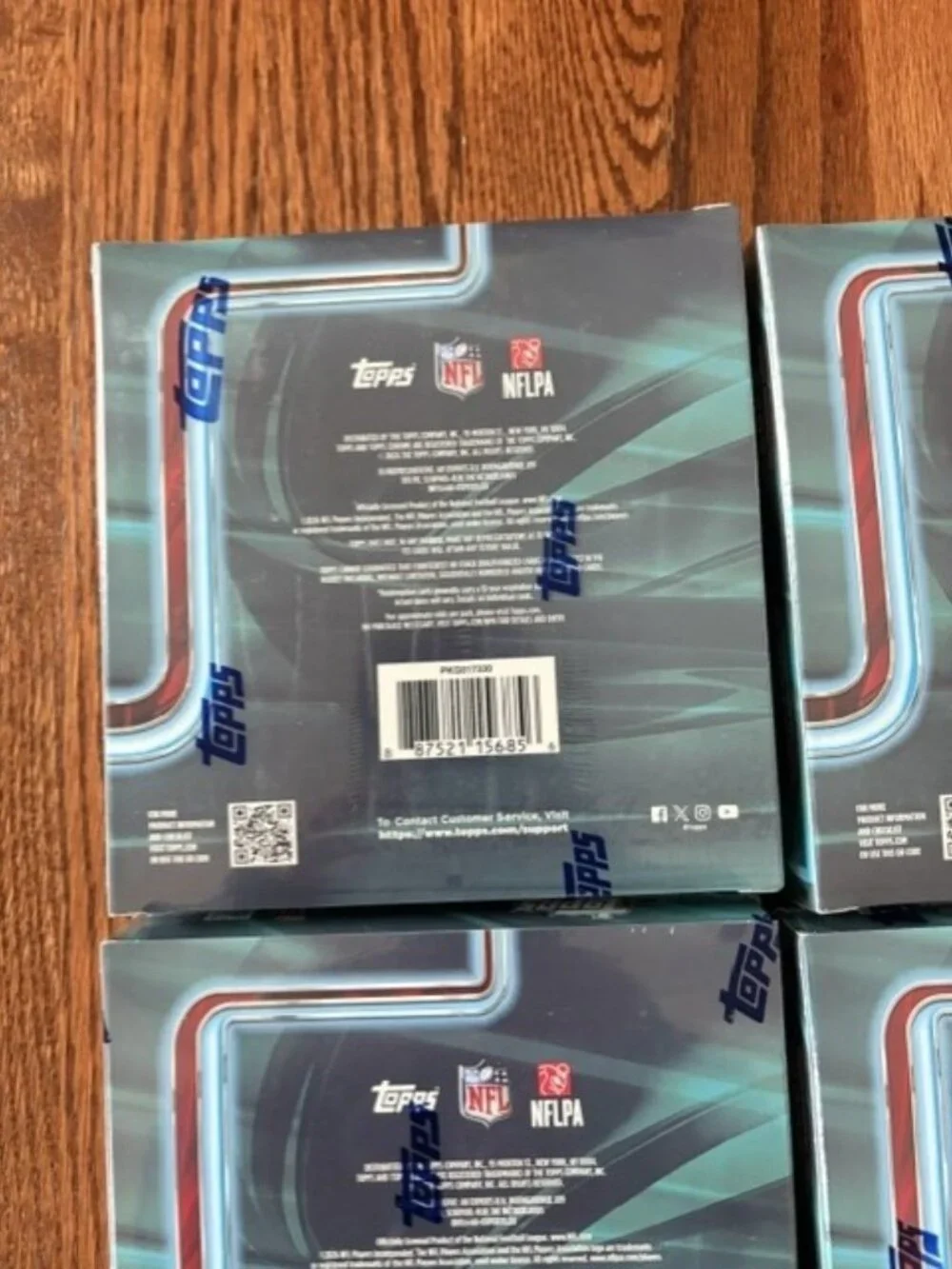 2025 TOPPS CHROME MEGA BOX NFL FOOTBALL (lot of 4) Brand New Sealed - Picture 6 of 9